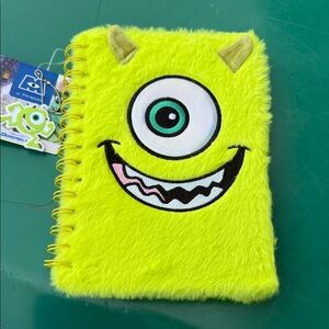 Monsters Mike Fuzzy Green Monster Notebook